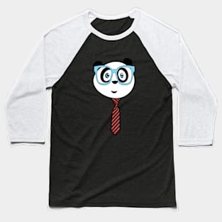 Panda Nerd Baseball T-Shirt